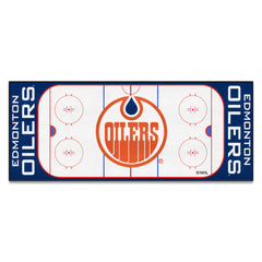 NHLRETRO Edmonton Oilers Rink Runner - 30in. x 72in. - Edmonton Oilers