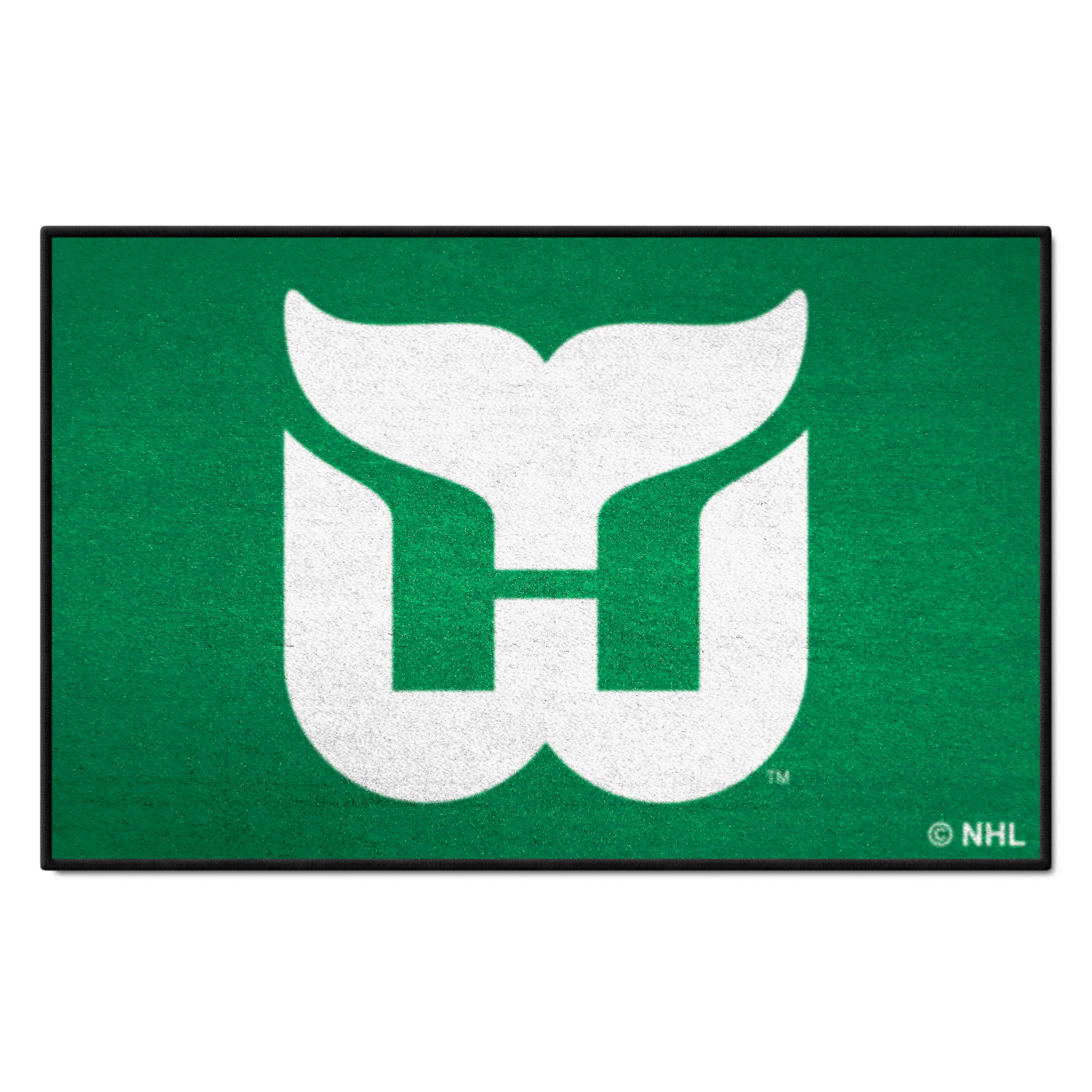 Retro NHL Hartford Whalers Starter Mat Accent Rug - 19in. x 30in. - Hartford Whalers