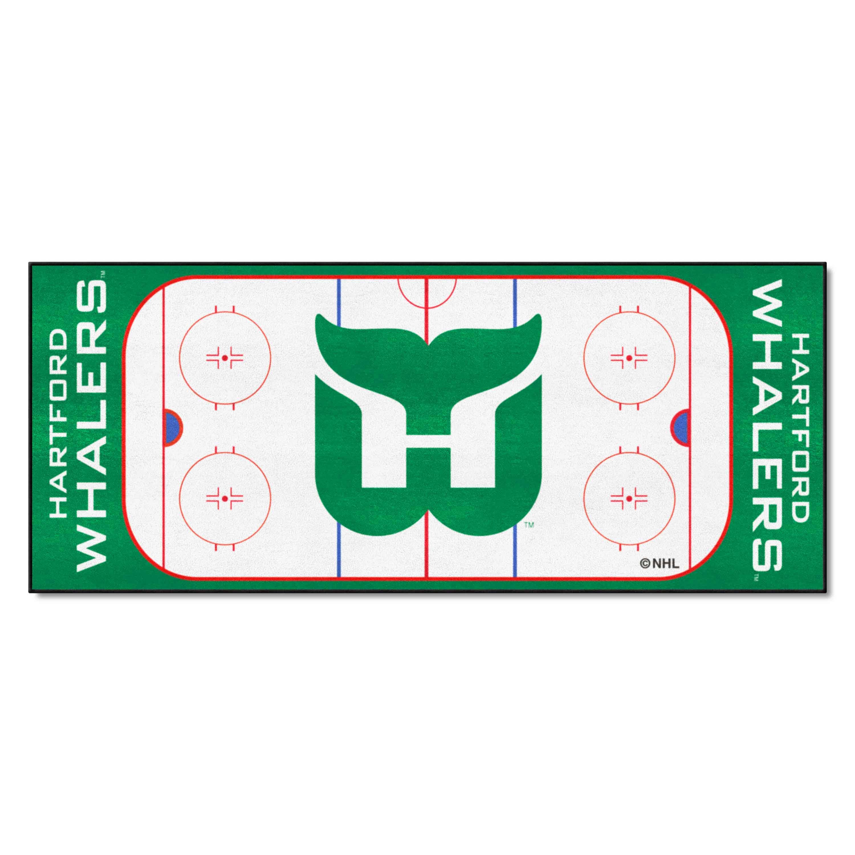 Retro NHL Hartford Whalers Rink Runner - 30in. x 72in. - Hartford Whalers
