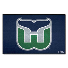 Retro NHL Hartford Whalers Starter Mat Accent Rug - 19in. x 30in. - Hartford Whalers