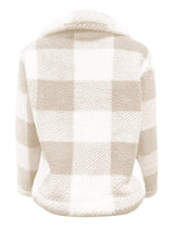 Full Size Plaid Zip Up Long Sleeve Jacket - Trendsi - Flyclothing LLC