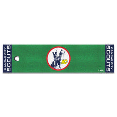 NHLRETRO Kansas City Scouts Putting Green Mat - 1.5ft. x 6ft. - Kansas City Scouts