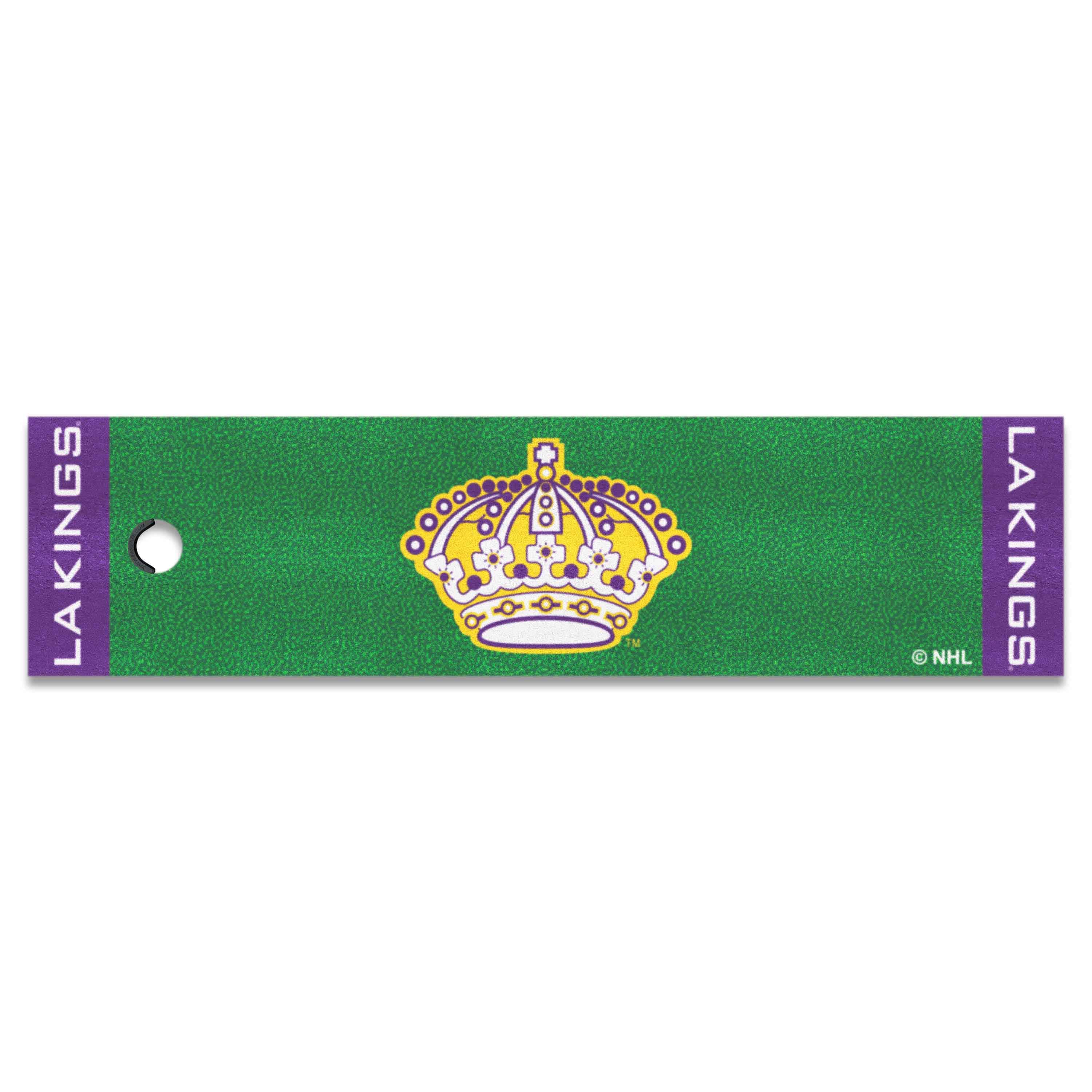 Retro NHL Los Angeles Kings Putting Green Mat - 1.5ft. x 6ft. - Los Angeles Kings