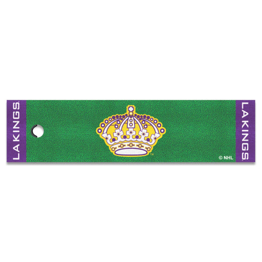 Retro NHL Los Angeles Kings Putting Green Mat - 1.5ft. x 6ft. - Los Angeles Kings