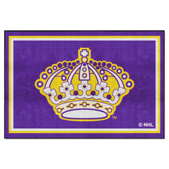 Retro NHL Los Angeles Kings 5ft. x 8 ft. Plush Area Rug - Los Angeles Kings