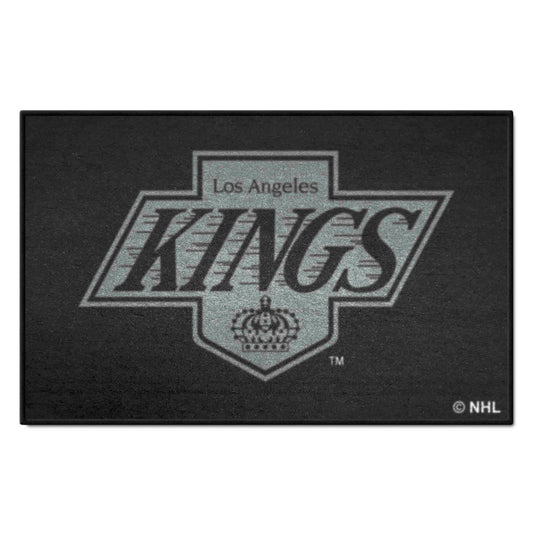 Retro NHL Los Angeles Kings Starter Mat Accent Rug - 19in. x 30in. - Los Angeles Kings