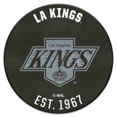 Retro NHL Los Angeles Kings Roundel Rug - 27in. Diameter - Los Angeles Kings