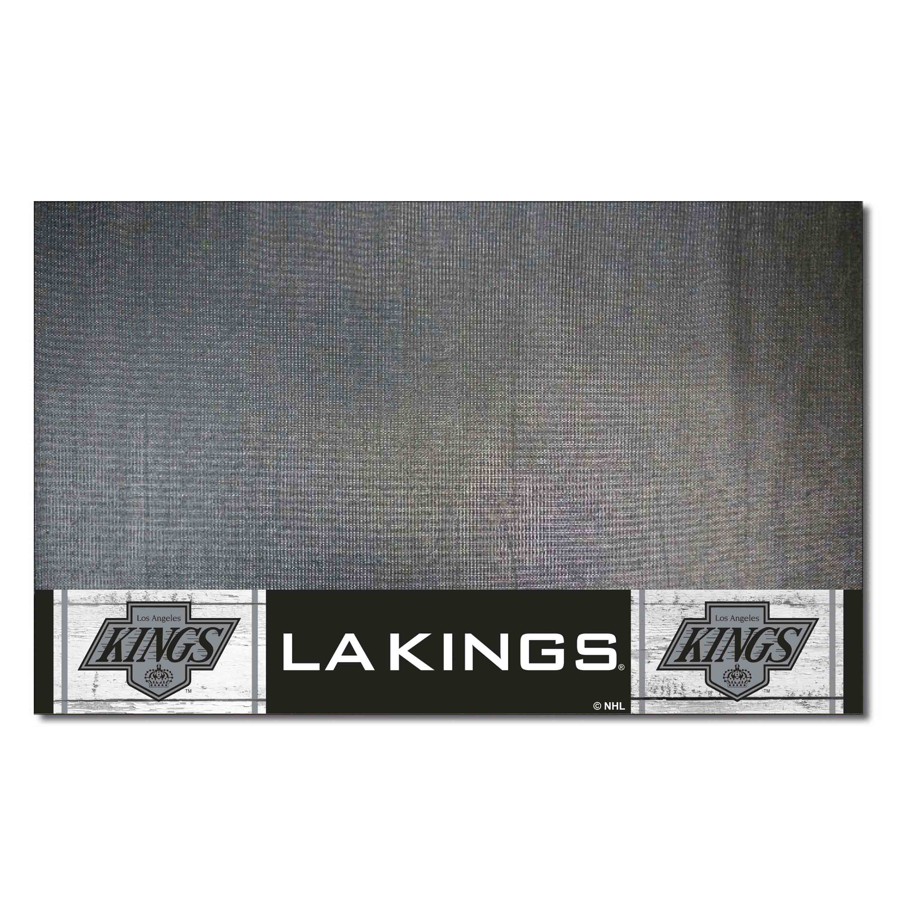 Retro NHL Los Angeles Kings Vinyl Grill Mat - 26in. x 42in. - Los Angeles Kings