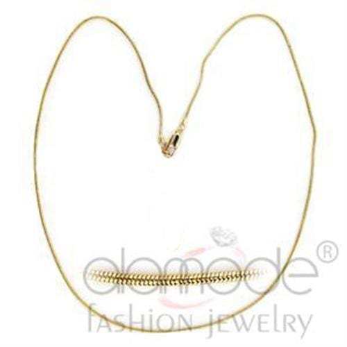 35525 - Gold Brass Chain with No Stone - Alamode - Flyclothing LLC