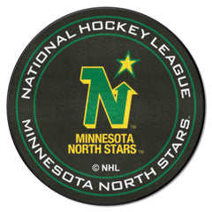 NHLRETRO Minnesota North Stars Hockey Puck Rug - 27in. Diameter - Minnesota North Stars