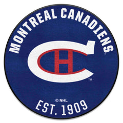 NHLRETRO Montreal Canadiens Roundel Rug - 27in. Diameter - Montreal Canadiens