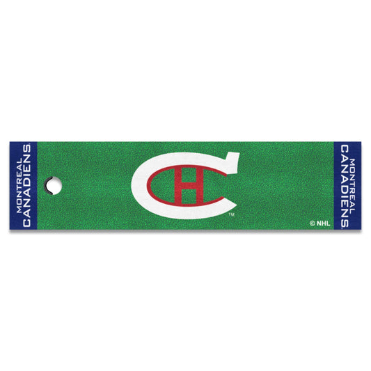 NHLRETRO Montreal Canadiens Putting Green Mat - 1.5ft. x 6ft. - Montreal Canadiens