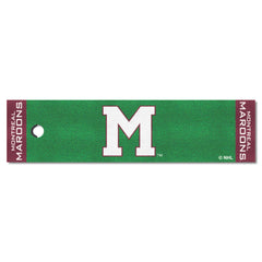 NHLRETRO Montreal Maroons Putting Green Mat - 1.5ft. x 6ft. - Montreal Maroons