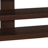 42" Dark Brown Open shelving TV Stand - Homeroots