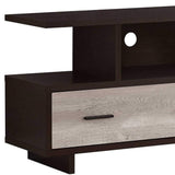 47" Wood Brown Cabinet Enclosed Storage TV Stand - Homeroots - Flyclothing LLC