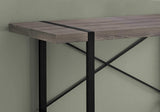 24" Taupe and Black Computer Desk - Homeroots - Flyclothing LLC