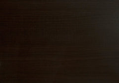 24" Dark Brown and Black Computer Desk