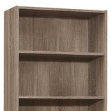 71" Taupe Wood Adjustable Bookcase - Homeroots - Flyclothing LLC