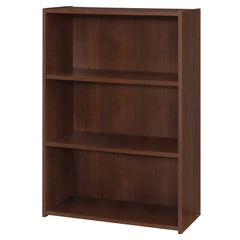 36" Brown Wood Adjustable Bookcase - Homeroots