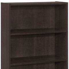 36" Brown Wood Adjustable Bookcase - Homeroots