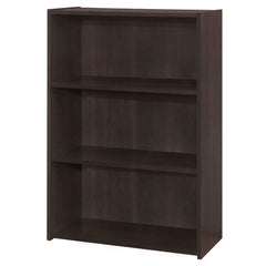 36" Brown Wood Adjustable Bookcase - Homeroots
