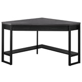 42" Gray and Black Corner - Homeroots - Flyclothing LLC