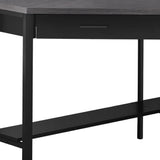 42" Gray and Black Corner - Homeroots - Flyclothing LLC