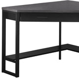 42" Gray and Black Corner - Homeroots - Flyclothing LLC