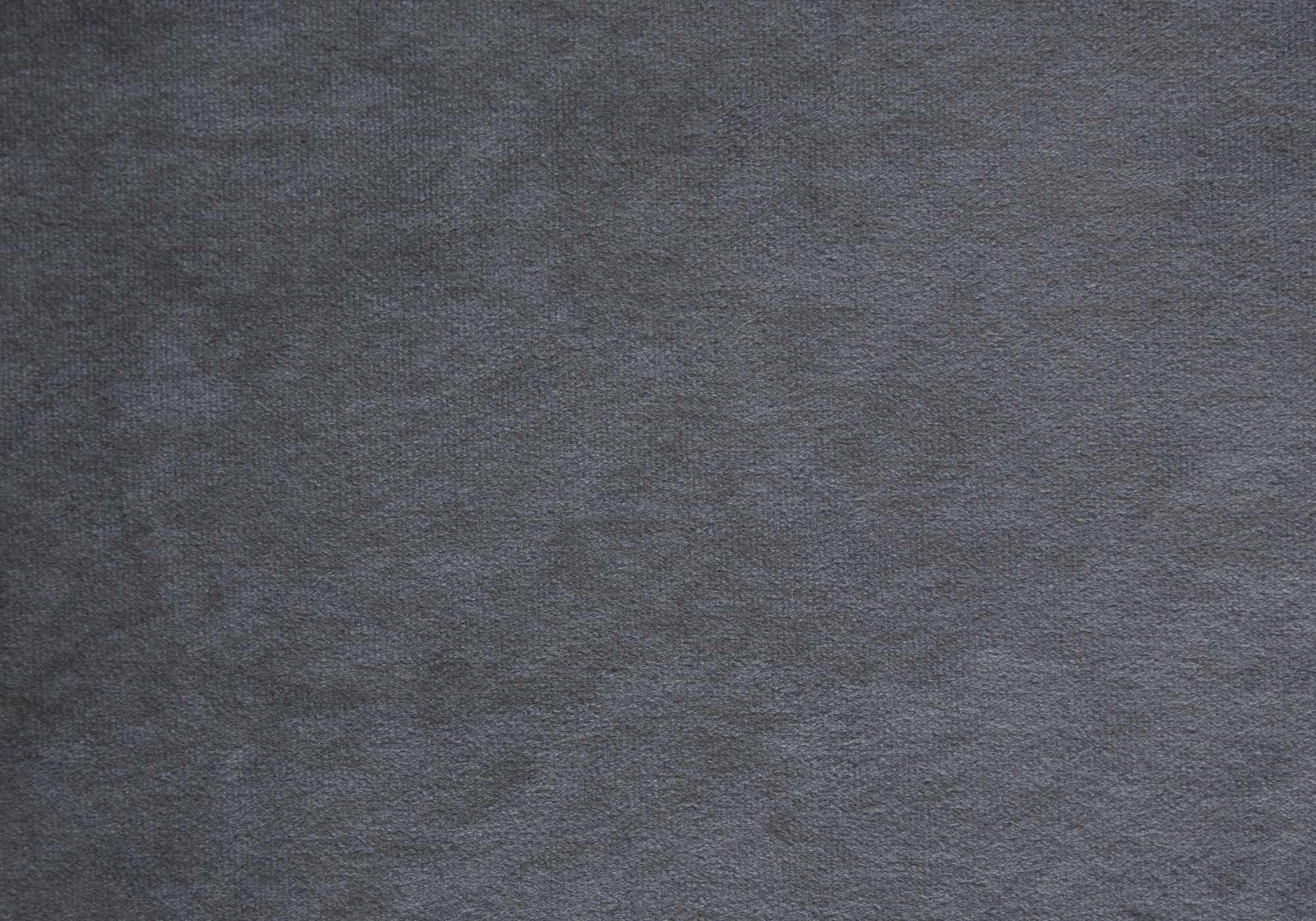 45.25" X 82.75" X 49.75" Dark Grey Velvet With Chrome Trim - Twin Size Bed - Homeroots