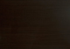 24" Dark Brown and Gold Computer Desk With Two Drawers