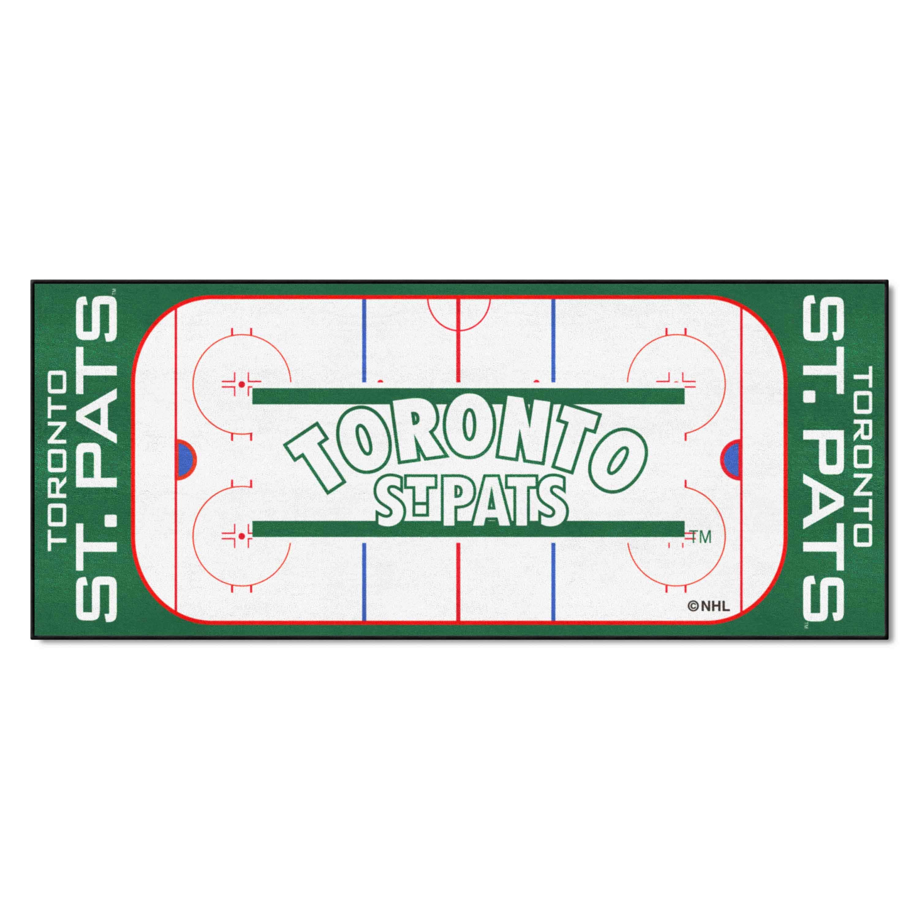 NHLRETRO Toronto St. Pats Rink Runner - 30in. x 72in. - Toronto St. Pats