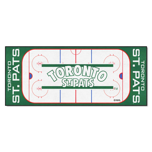 NHLRETRO Toronto St. Pats Rink Runner - 30in. x 72in. - Toronto St. Pats