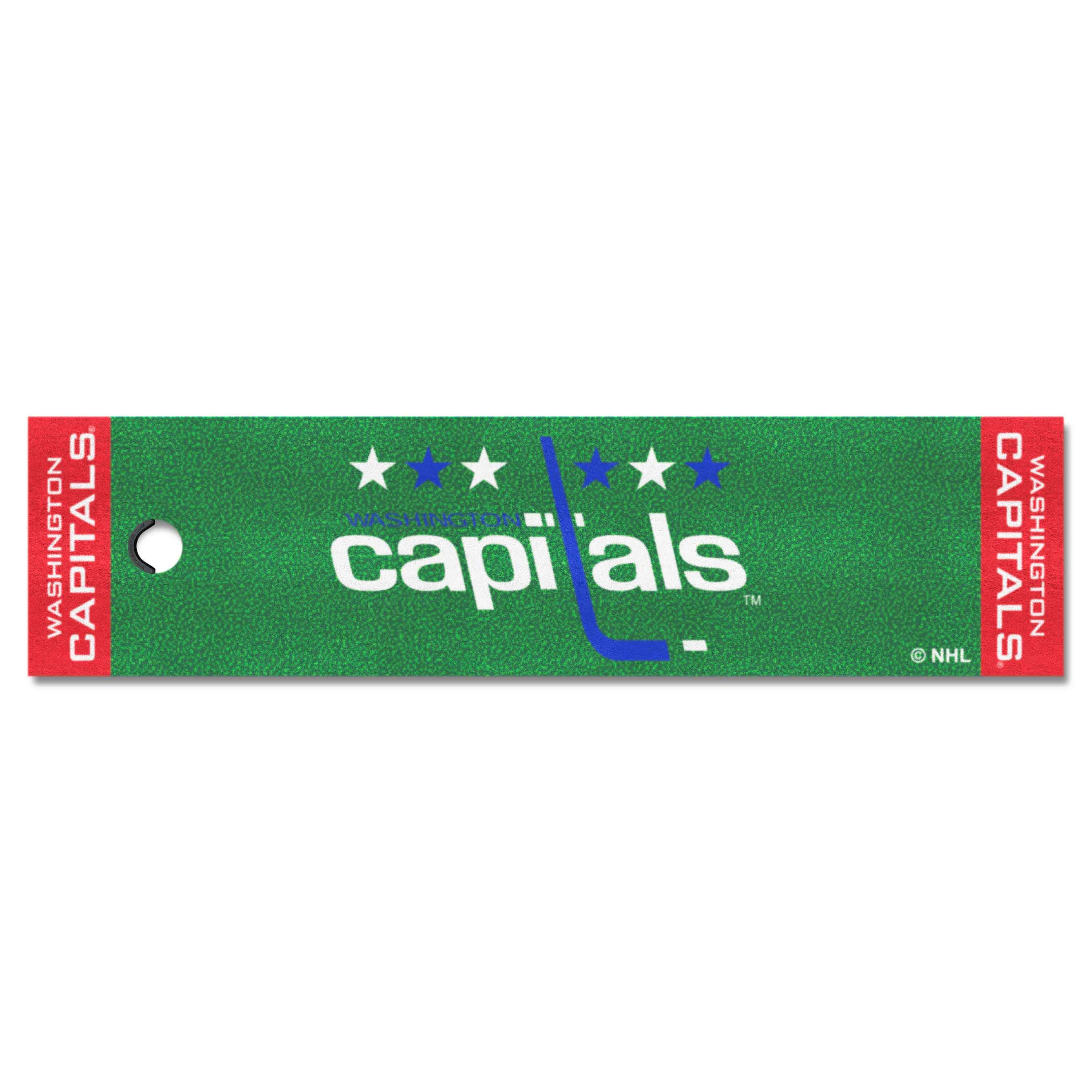 NHLRETRO Washington Capitals Putting Green Mat - 1.5ft. x 6ft. - Washington Capitals