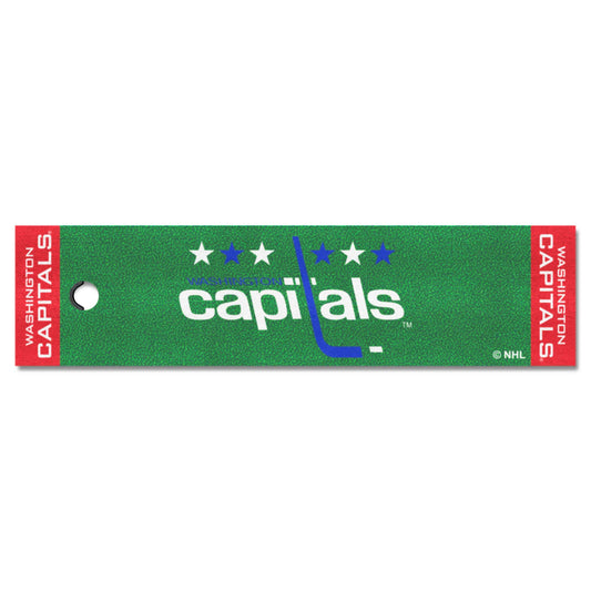 NHLRETRO Washington Capitals Putting Green Mat - 1.5ft. x 6ft. - Washington Capitals
