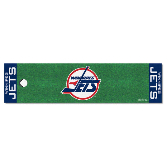 Retro NHL Winnipeg Jets Putting Green Mat - 1.5ft. x 6ft. - Winnipeg Jets