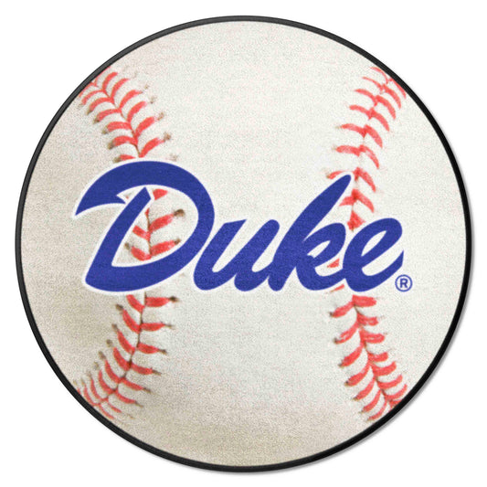 Duke Blue Devils Baseball Rug - 27in. Diameter - Duke