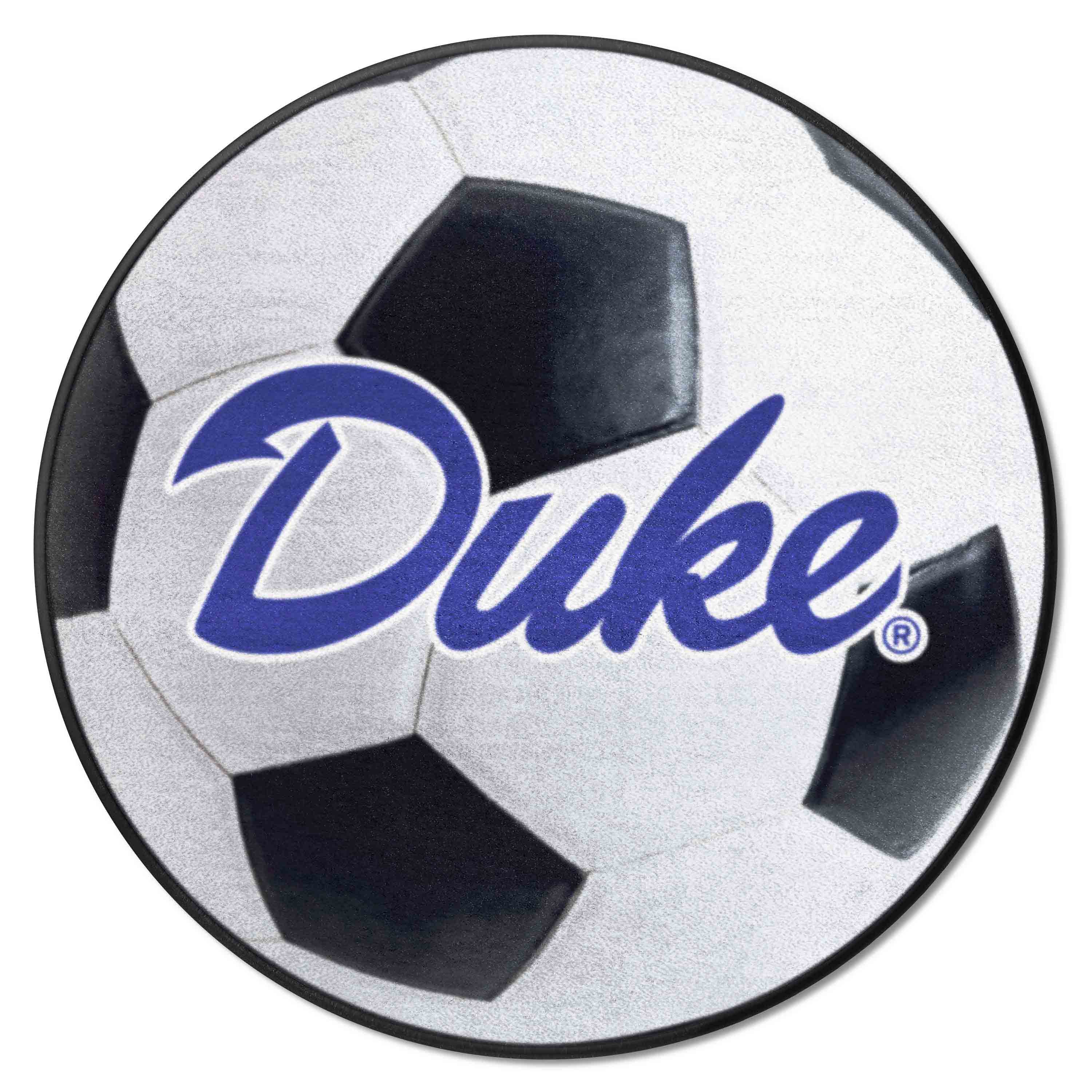 Duke Blue Devils Soccer Ball Rug - 27in. Diameter - Duke