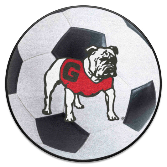 Georgia Bulldogs Soccer Ball Rug - 27in. Diameter - Georgia