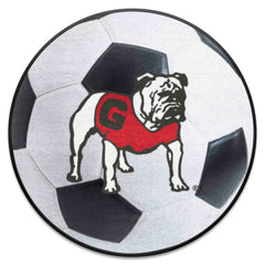 Georgia Bulldogs Soccer Ball Rug - 27in. Diameter - Georgia