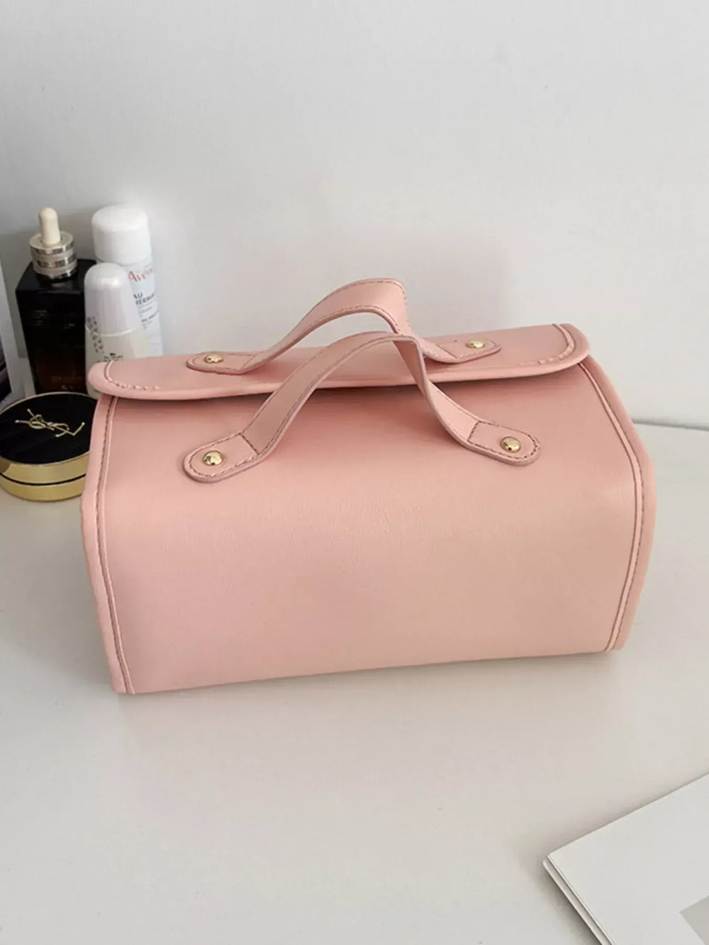 Top Handle Makeup Bag - Trendsi - Flyclothing LLC