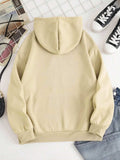 Drawstring Dropped Shoulder Hoodie - Trendsi - Flyclothing LLC