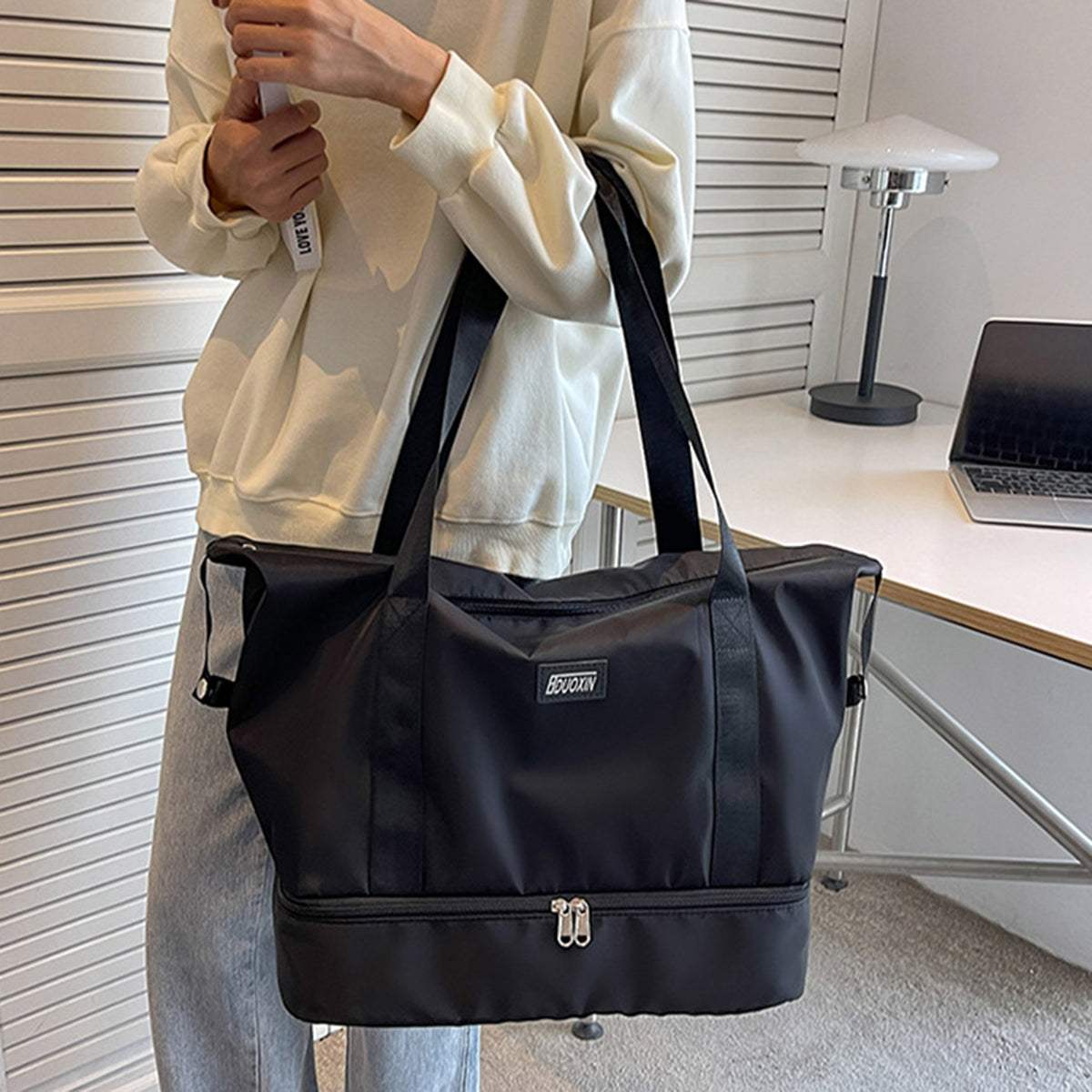 Multi Pocket Nylon Travel Bag - Trendsi - Flyclothing LLC