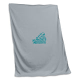 Coastal Carolina Gray Sweatshirt Blanket (Screened) - Logo Brands - Flyclothing LLC