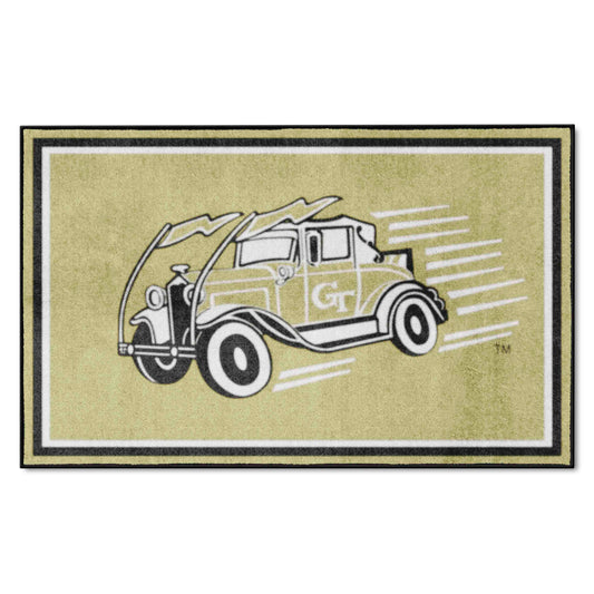 Georgia Tech Yellow Jackets 4ft. x 6ft. Plush Area Rug - Georgia Tech