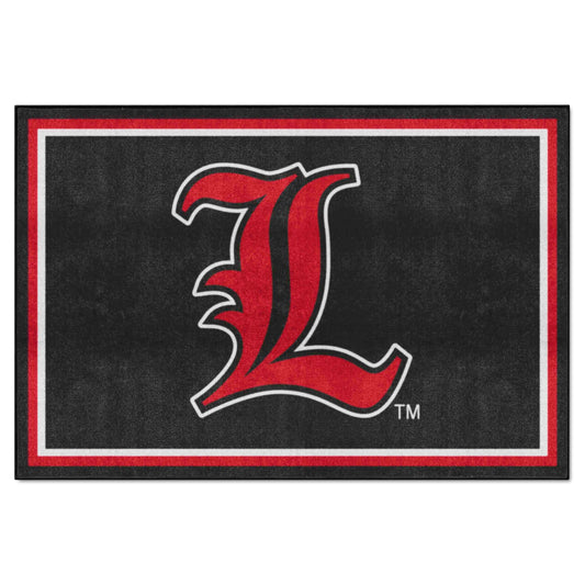 Louisville Cardinals 5ft. x 8 ft. Plush Area Rug - Louisville