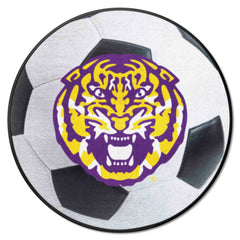 LSU Tigers Soccer Ball Rug - 27in. Diameter - LSU