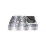 50" X 60" Grey And White Modern Contemporary Heated Throw Blankets - Homeroots - Flyclothing LLC