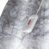 50" X 60" Grey And White Modern Contemporary Heated Throw Blankets - Homeroots - Flyclothing LLC