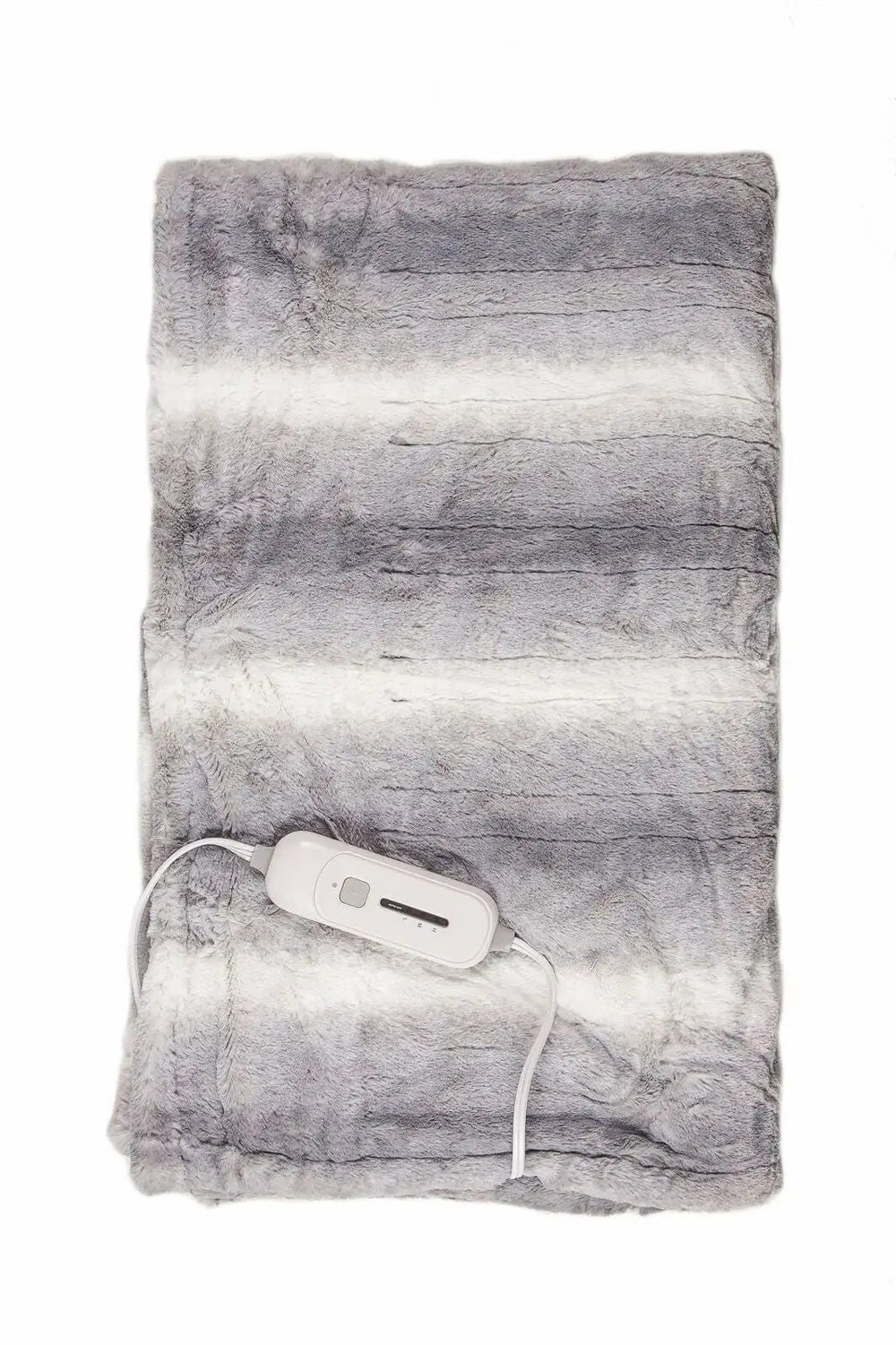 50" X 60" Grey And White Modern Contemporary Heated Throw Blankets - Homeroots - Flyclothing LLC