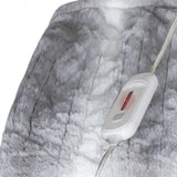 50" X 60" Grey And White Modern Contemporary Heated Throw Blankets - Homeroots - Flyclothing LLC